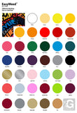 5 Yards Heat Transfer Vinyl Siser EasyWeed 15" Cricut Die cut CraftROBO on Cotton or Polyester mesh and Poly-blend fabrics (Mix & Match colors) - gercuttervinyl