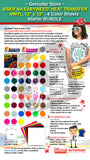 GERCUTTER Store - Siser EasyWeed® Heat Transfer Vinyl, 12" x 12" - 6 Color Sheets Starter BUNDLE - gercuttervinyl
